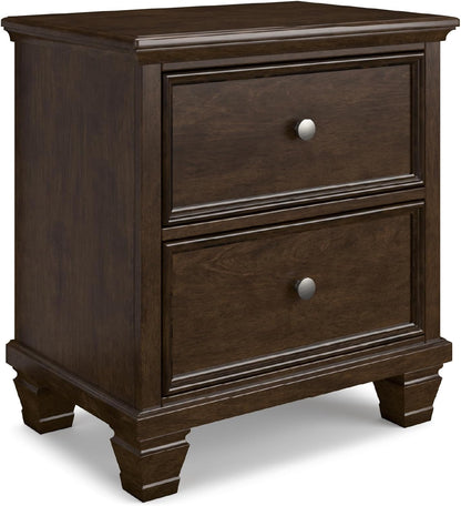 Signature Design by Ashley Fortman Traditional 2 Drawer Night Stand, White